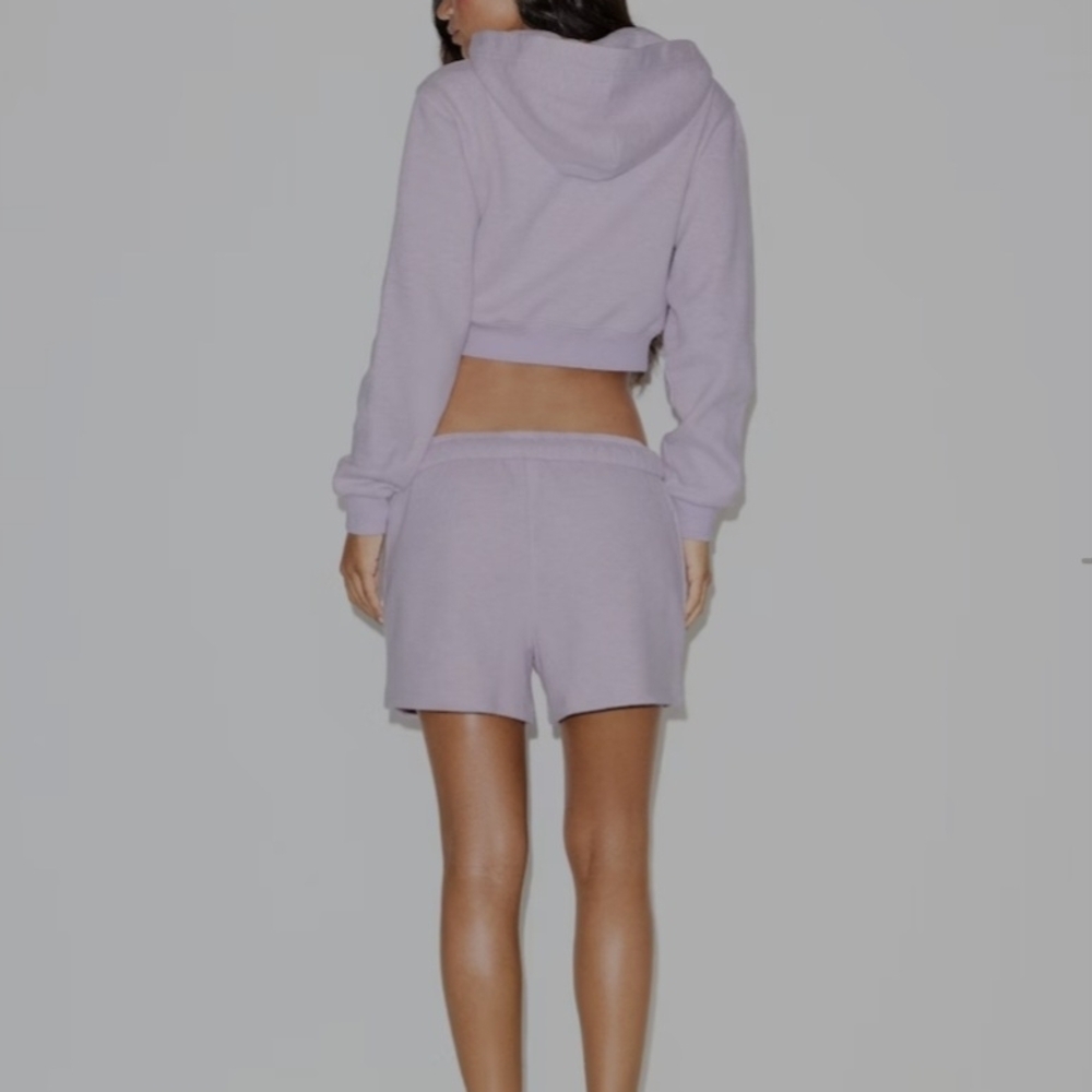 SKIMS French Terry Classic Shorts in Bluebell Sz S - Picture 3 of 4